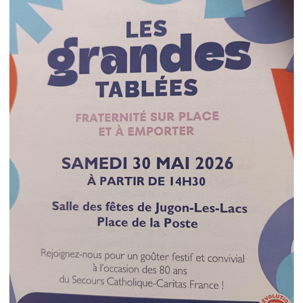 Grandes tablées – 80 ans du secours catholique Caritas France