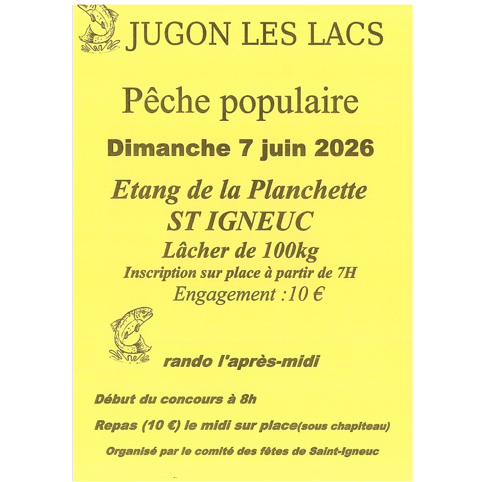 Peche populaire à l&rsquo;étang de la planchette