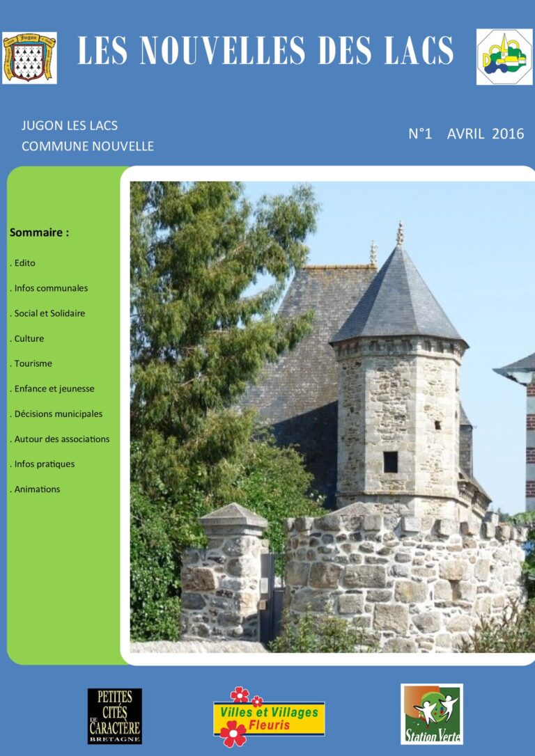 Les Nouvelles des Lacs n°1 — avril 2016