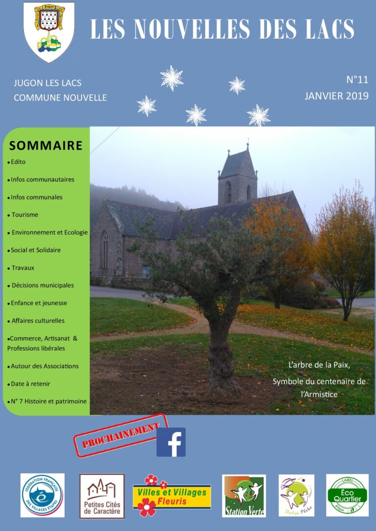 Les Nouvelles des Lacs n°12 — janvier 2019