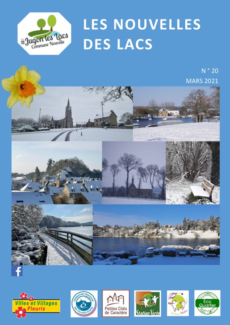 Les Nouvelles des Lacs n°20 — mars 2021