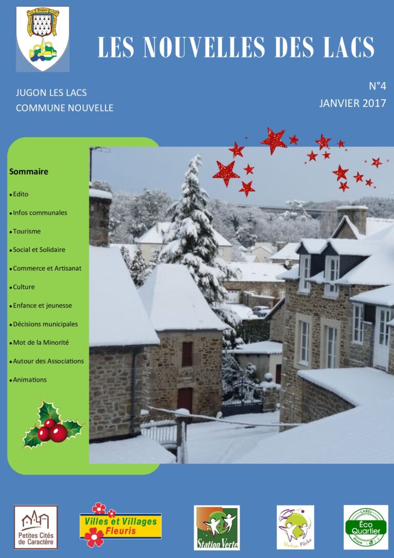 Les Nouvelles des Lacs n°4 — janvier 2017