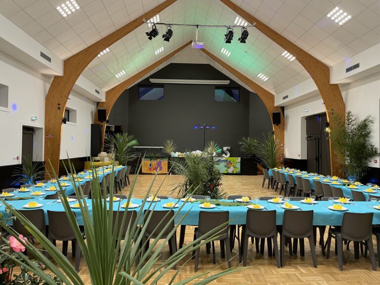 La grande salle de Dolo dressée pour un banquet