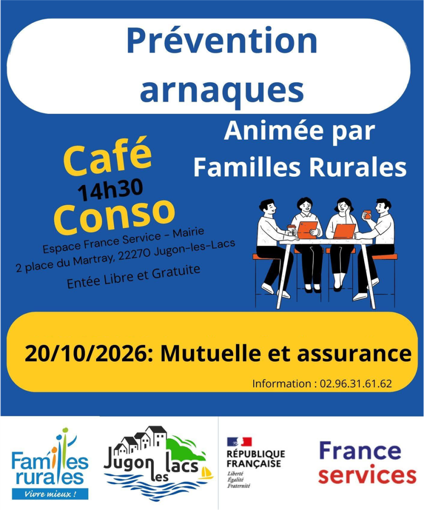 ☕ CAFÉ CONSO – PRÉVENTION ARNAQUES ⚠️